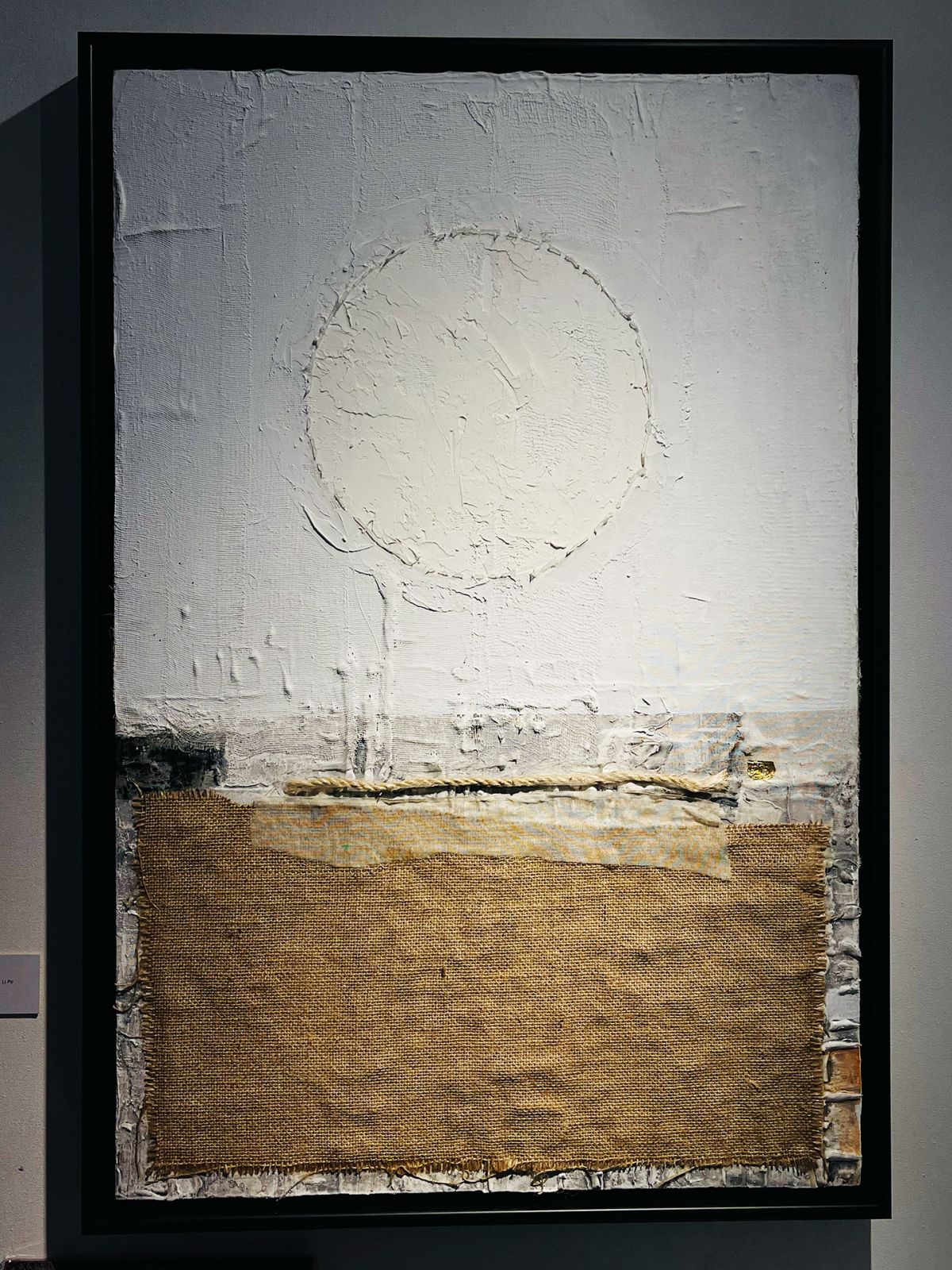 Virgilio "Pandy" Aviado, The Moon and the Chinese Poet, Li Po, mixed media, 33 x 22 inches, 2024