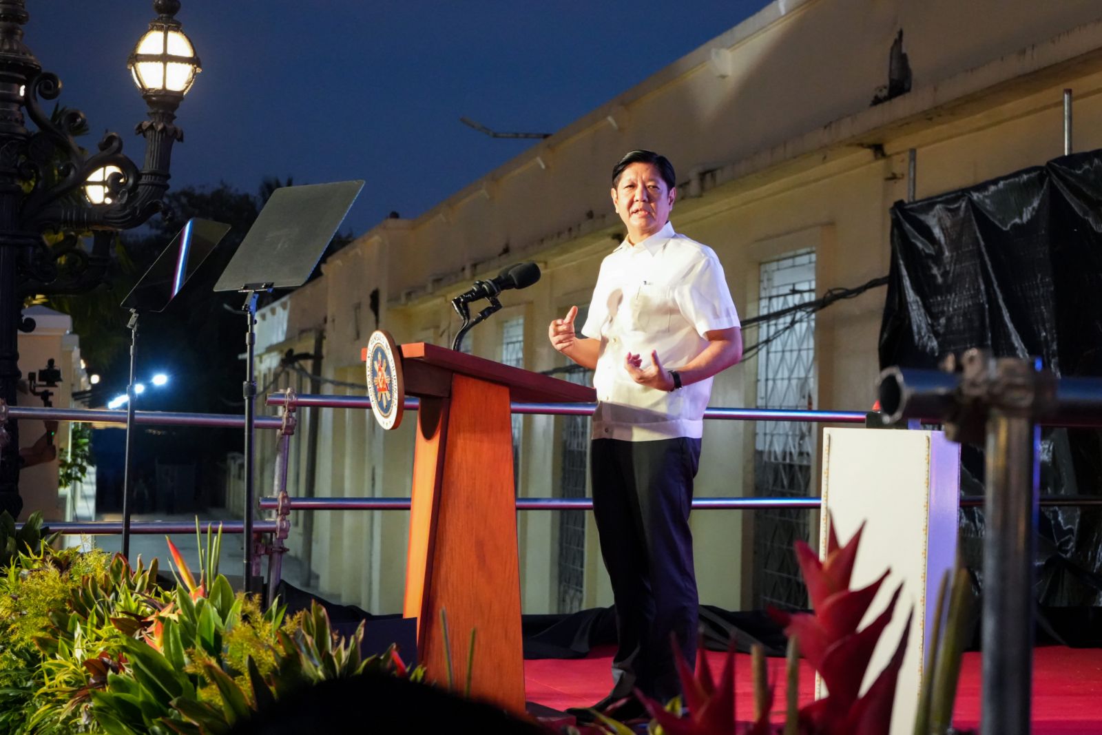 President Ferdinand "Bong Bong" Marcos Jr at the inauguration on January 17, 2024