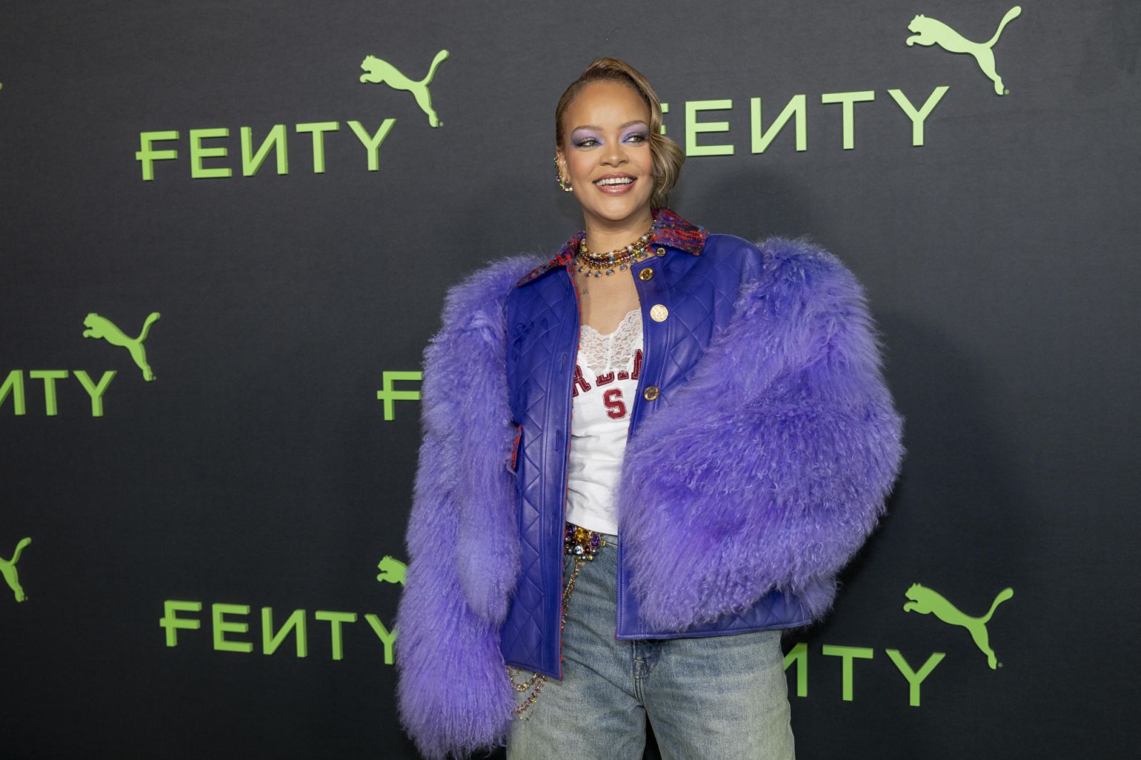 Rihanna attends the FENTY x PUMA sneaker launch party in Los Angeles (Photo: Emma McIntyre/WireImage,)