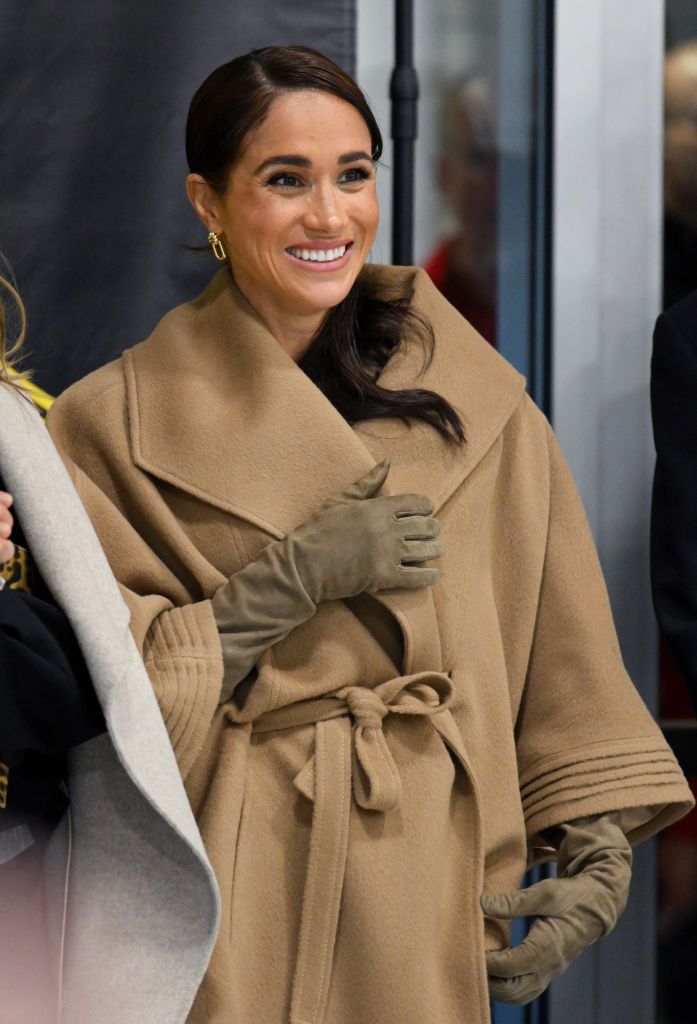 VANCOUVER, CANADA - FEBRUARY 16: Meghan, Duchess of Sussex attends the Invictus Games One Year To Go Winter Training Camp at Hillcrest Community Centre on February 16, 2024 in Vancouver, Canada. (Photo by Karwai Tang/WireImage)