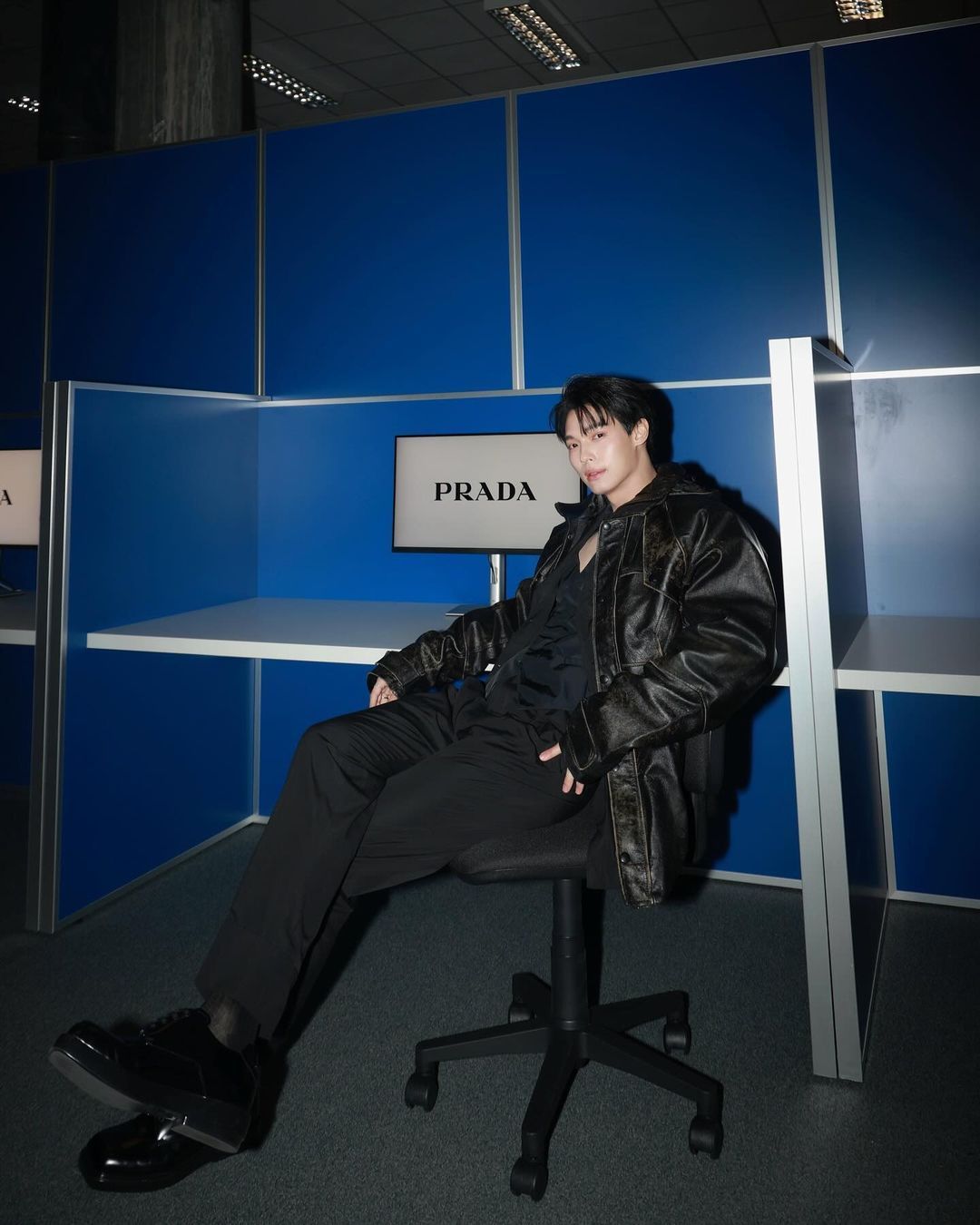 Win metawin attends the Prada fall/winter 2024 fashion show