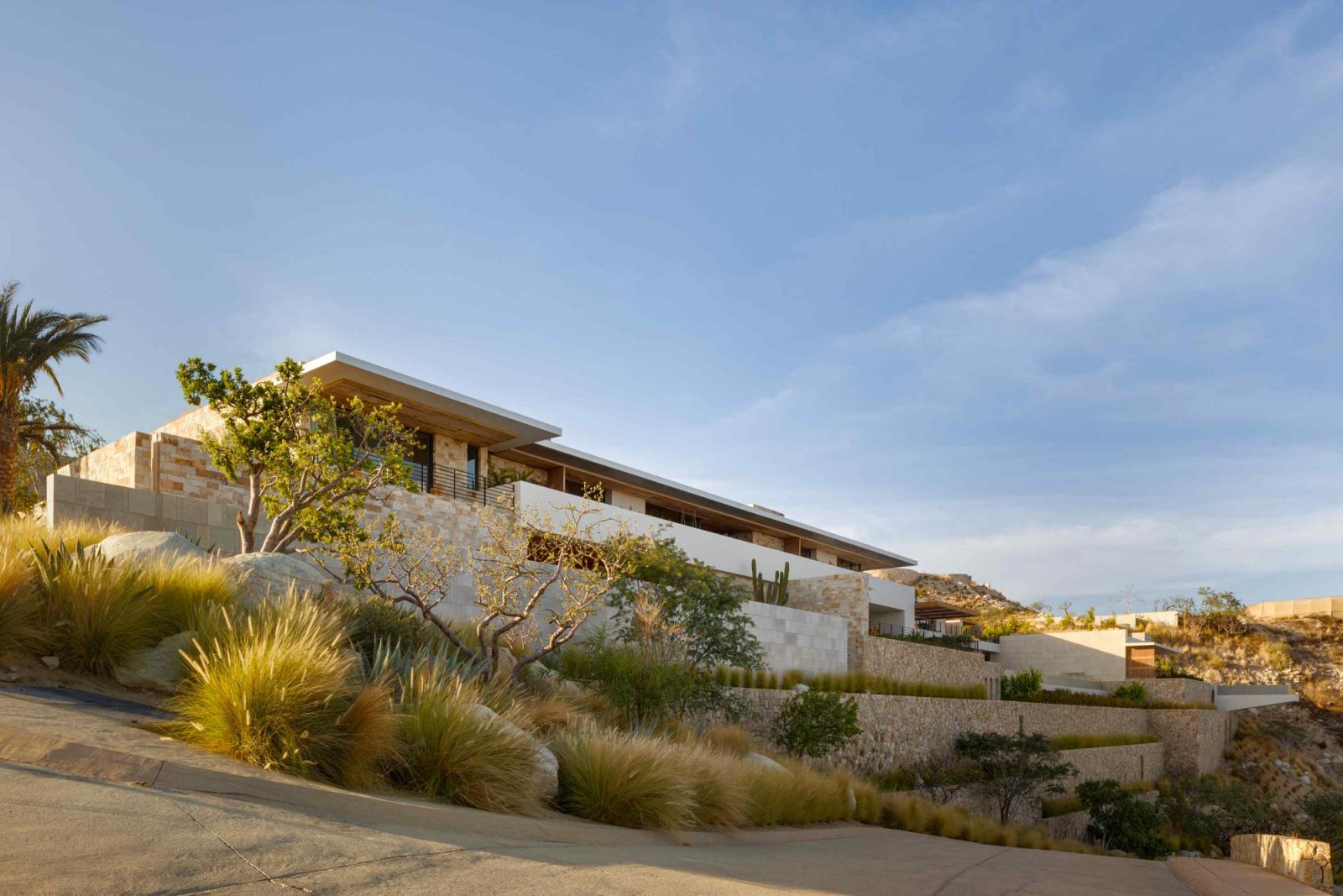 Perched atop the rugged southern coastal mountains 200 metres above sea level