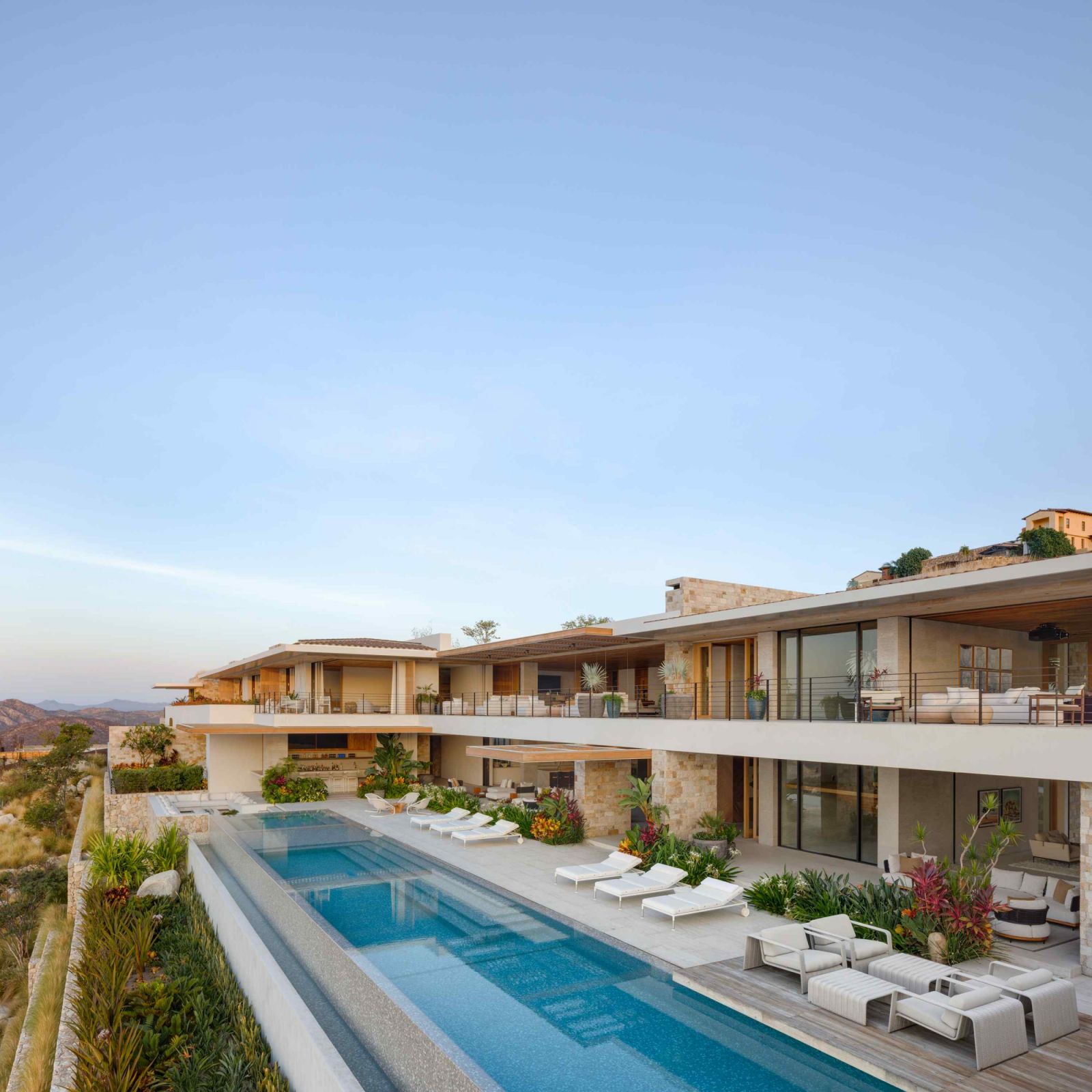 The sprawling retreat overlooking the Sea of Cortez