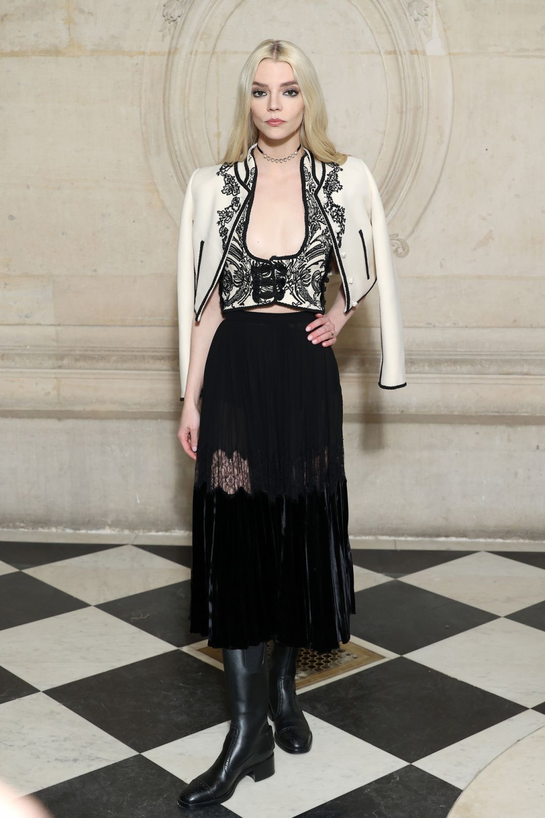 Anya Taylor-Joy in Dior Resort 2023 Collection. (Photo:Getty)