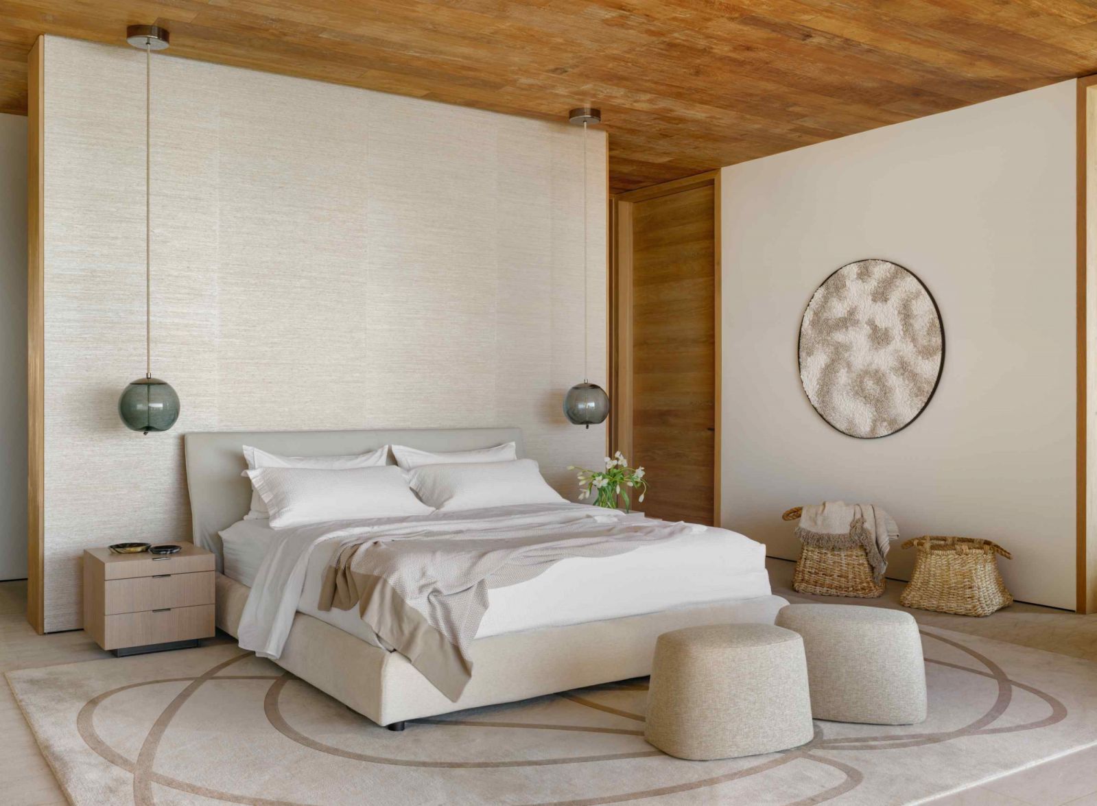 The main bedroom feels cosy and overwhelmed with tranquillity