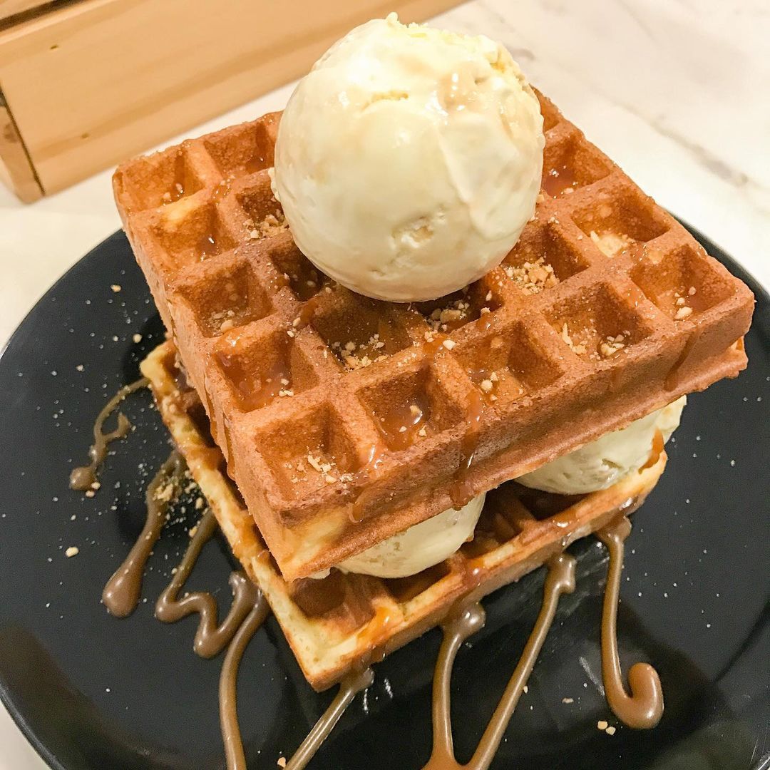 Fatbaby Ice Cream’s waffle stack (Photo: Instagram / @fatbaby_icecream)