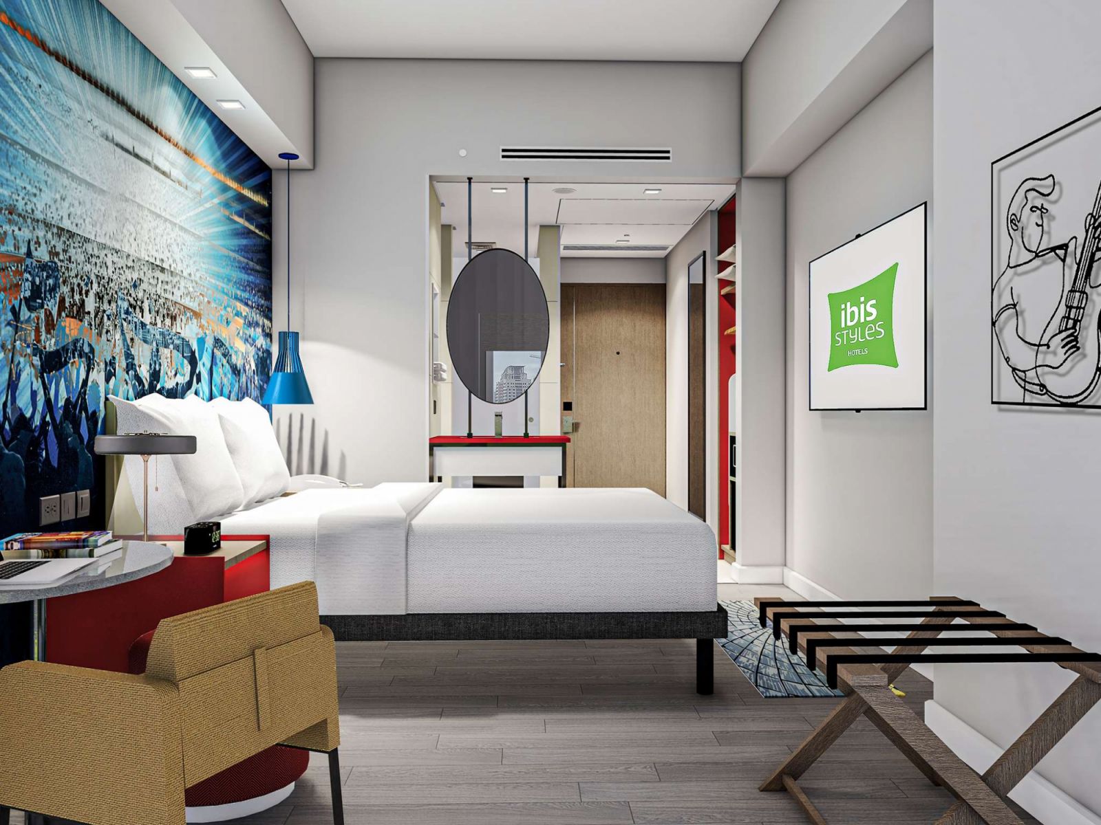 Bedroom (Photo: Ibis Styles Manila)