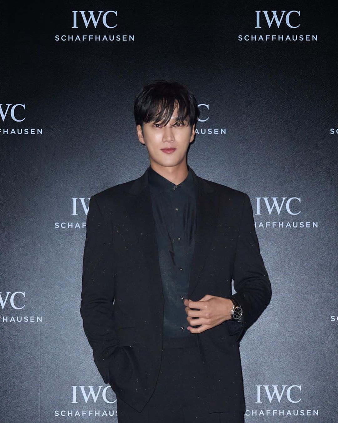 Ahn Bo-hyun at an IWC Schaffhausen event (Photo: @bohyunahn / Instagram)