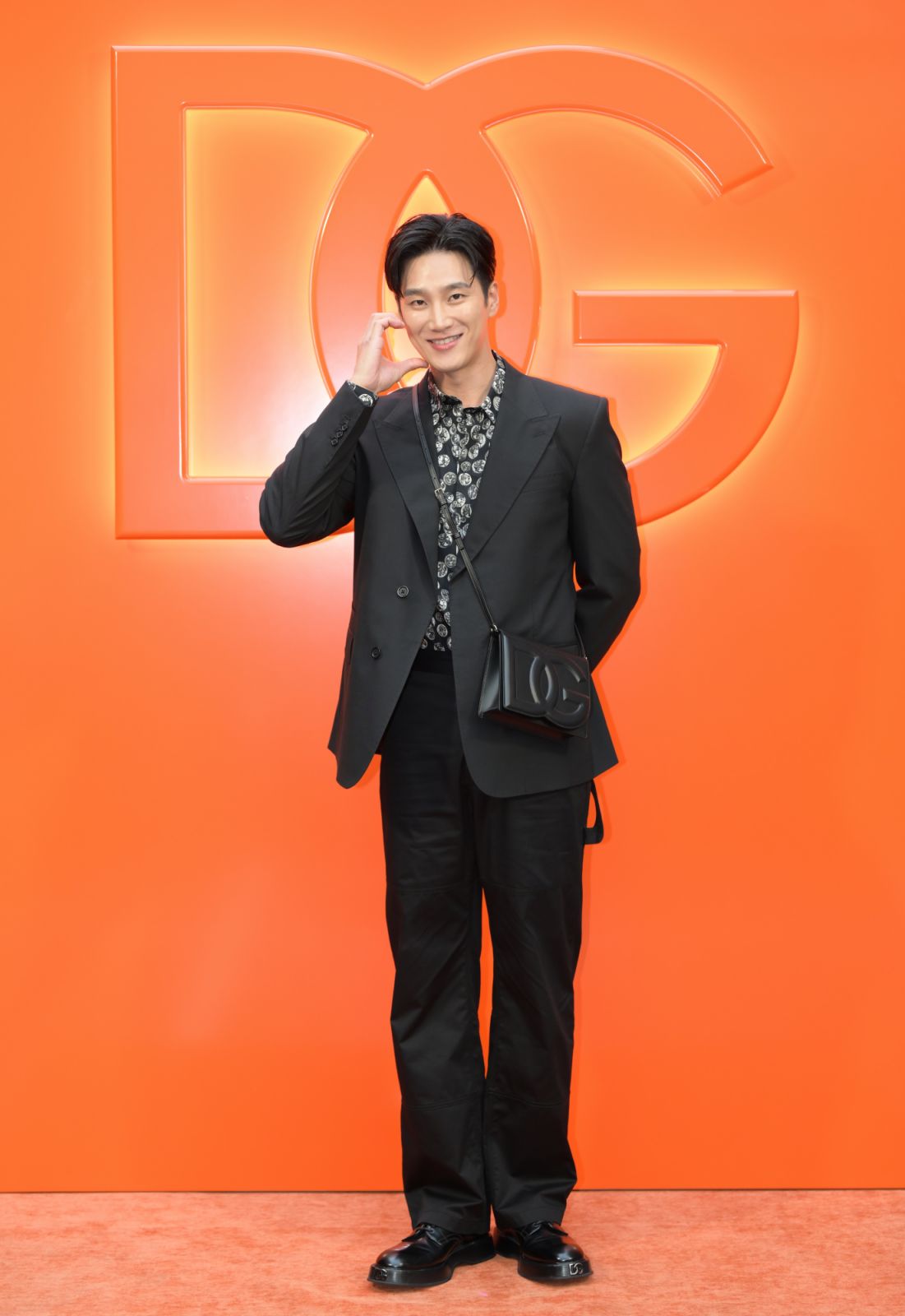 Ahn Bo-hyun attends the photocall of Dolce and Gabbana 'DG Logo Bag' launch event (Photo by The Chosunilbo JNS / Imazins via Getty Images)