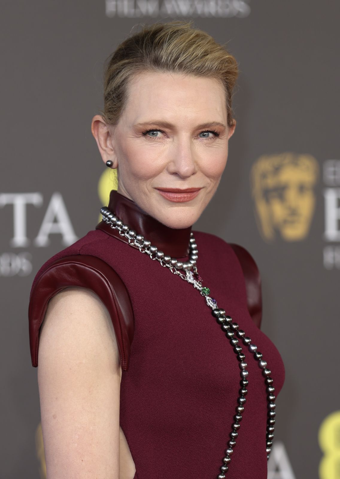 Cate Blanchett attends the 2024 EE BAFTA Film Awards. (Photo by Mike Marsland/WireImage)