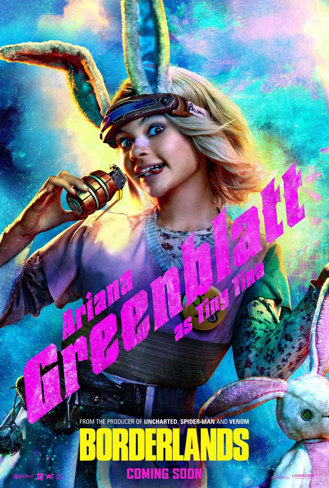 《Borderlands 邊緣禁地》Ariana Greenblatt 人物海報(Photo: Lionsgate)