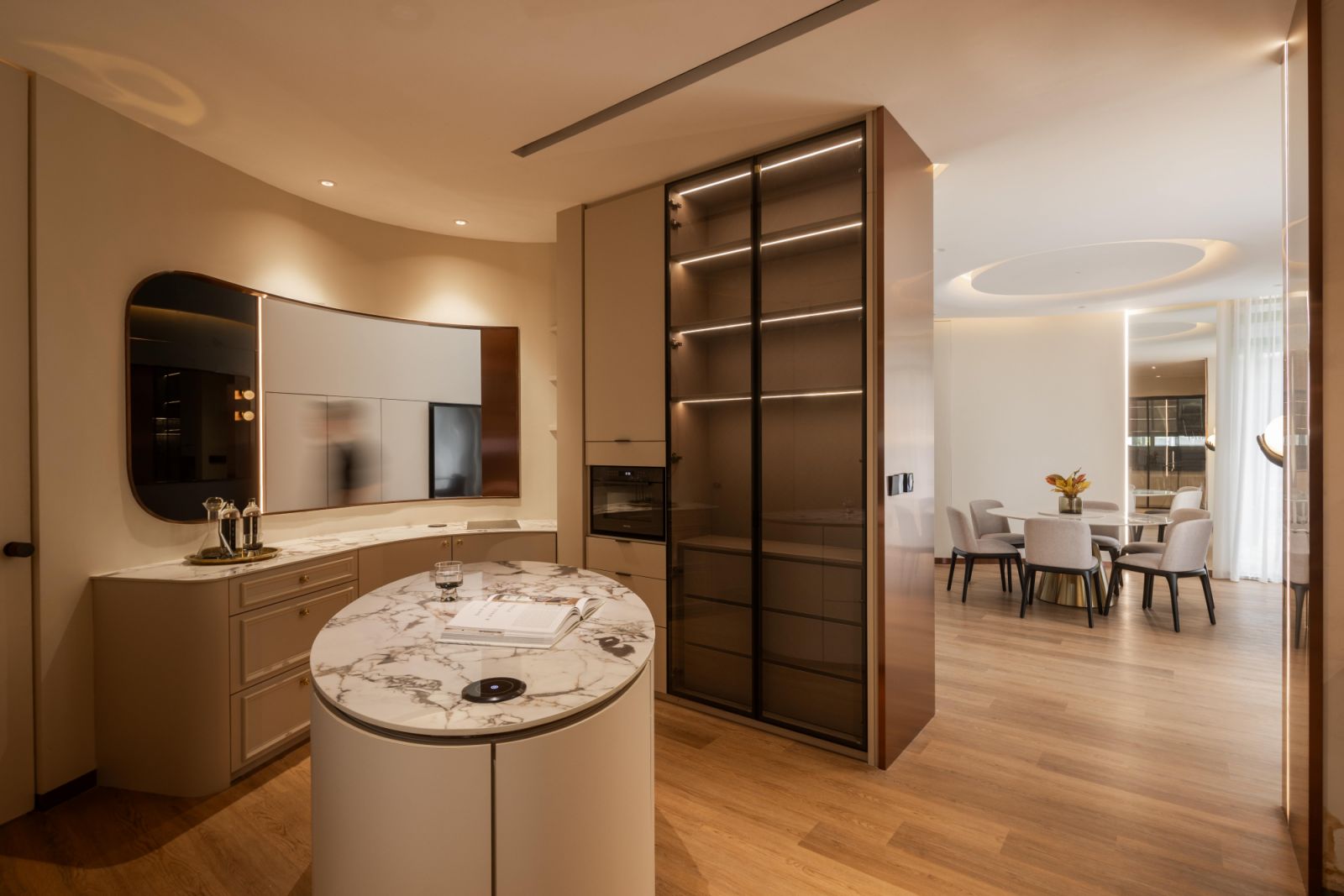 The dry kitchen