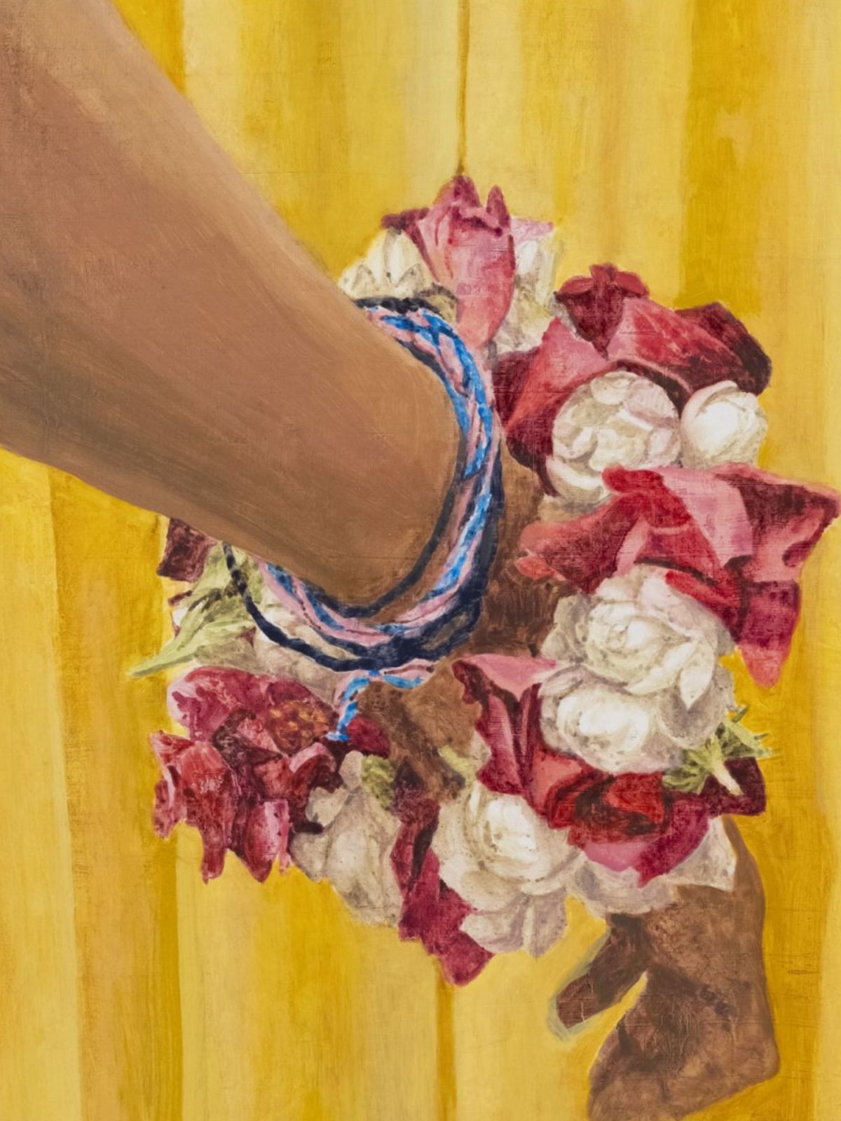 Fiza Khatri’s “Gajra” (2022) (Photo: courtesy of Fiza Khatri and Jhaveri Contemporary)