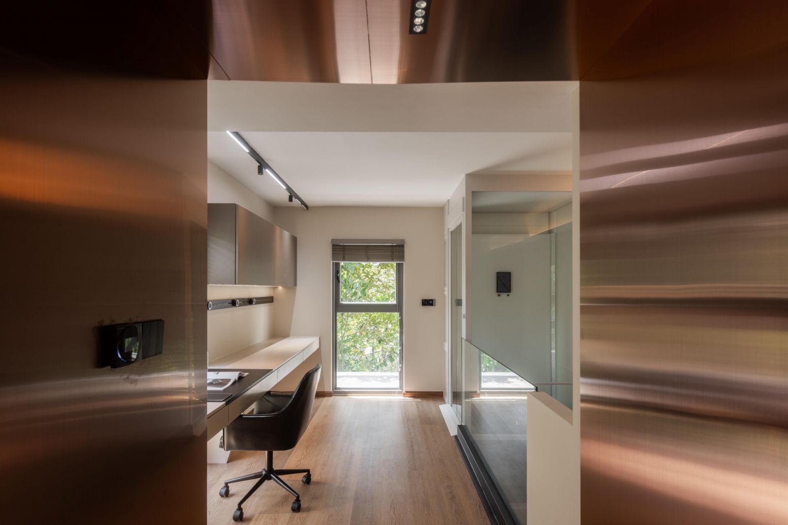 The master walk-in wardrobe was a significant addition