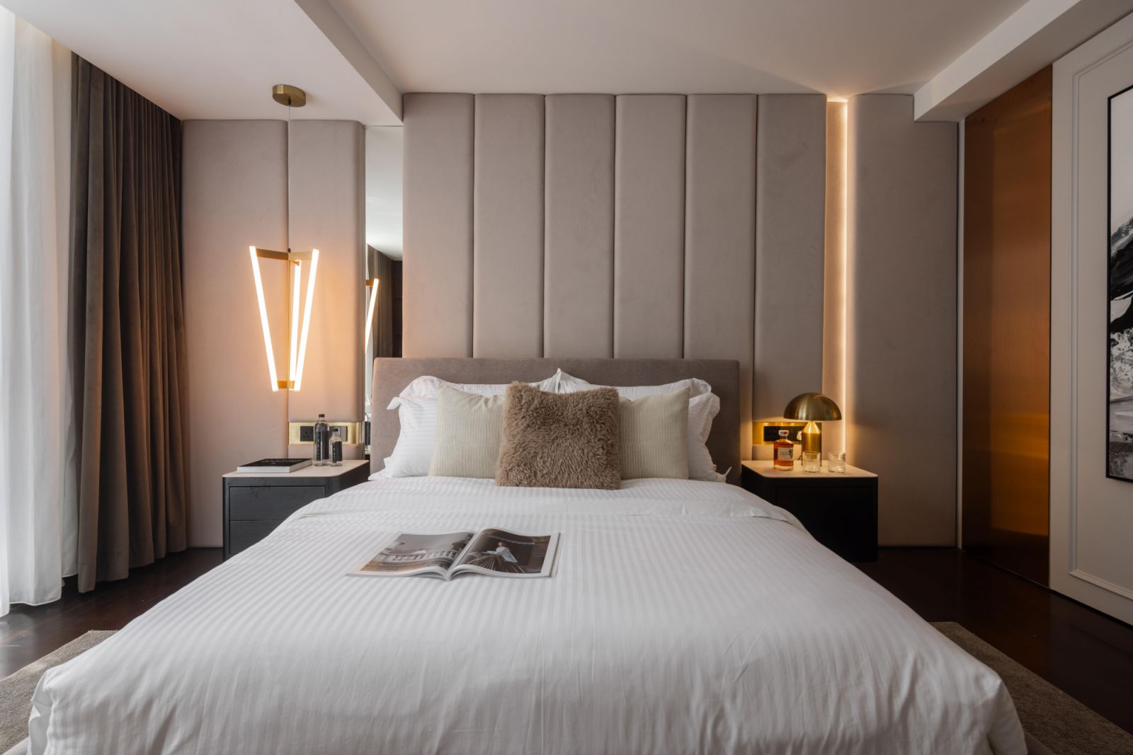 The master bedroom