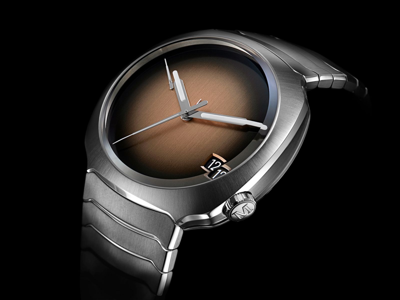 H. Moser & Cie Streamliner Perpetual Calendar Concept Smoked Salmon