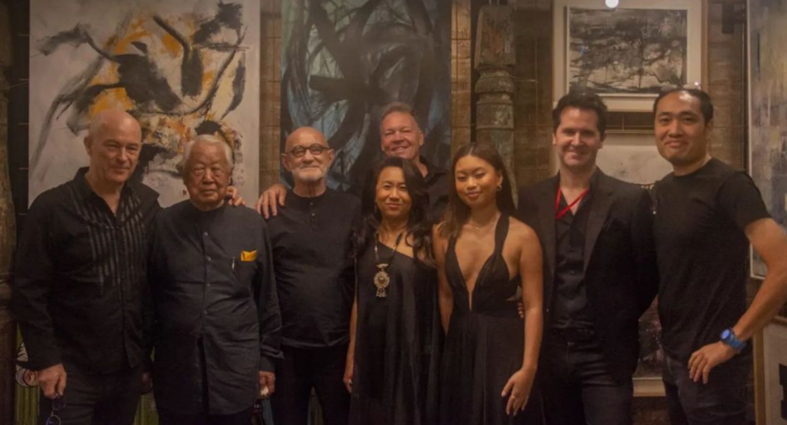 HIjjas Kasturi and other artists from the exhibition
