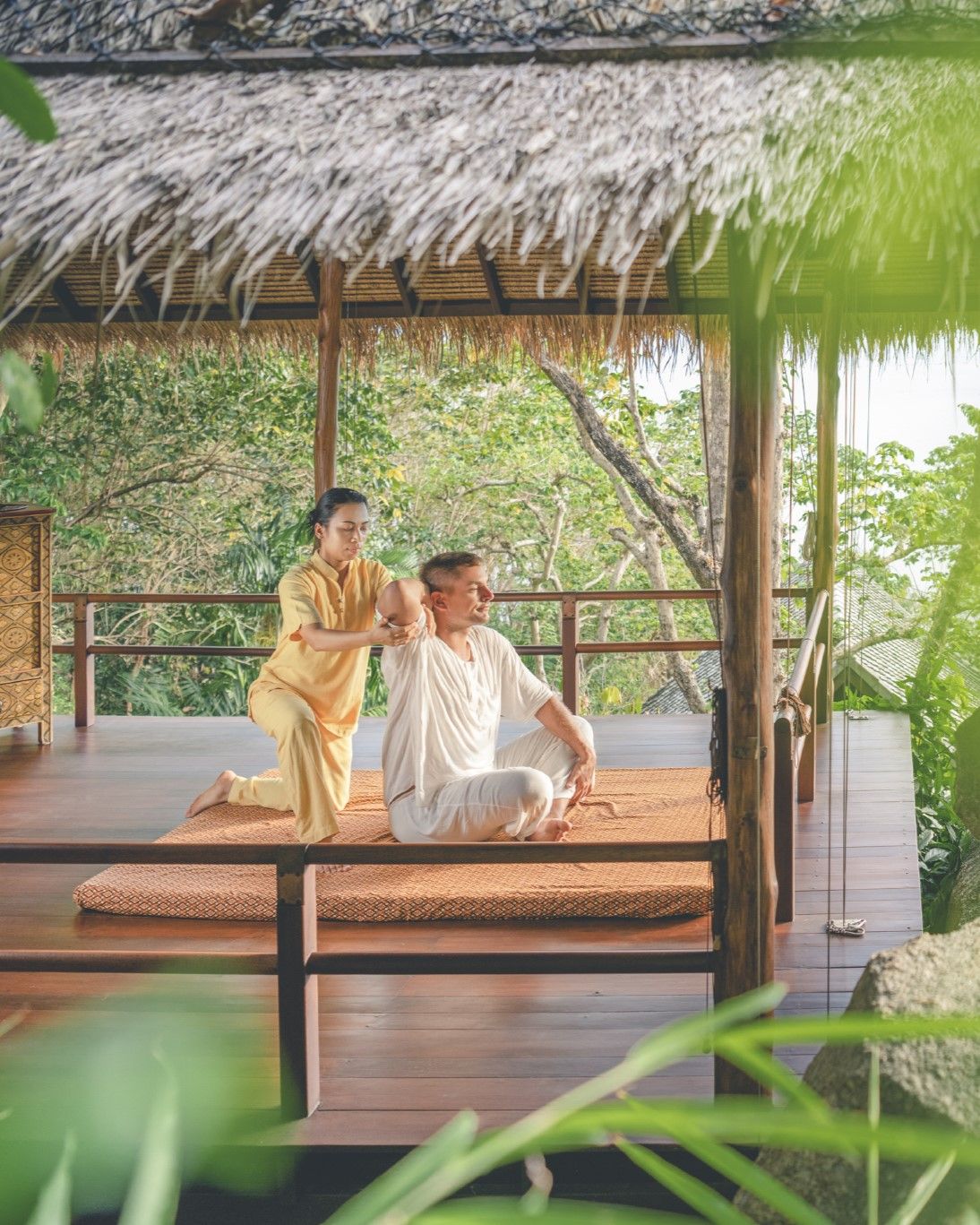 traditional Thai massage at kamalaya koh samui