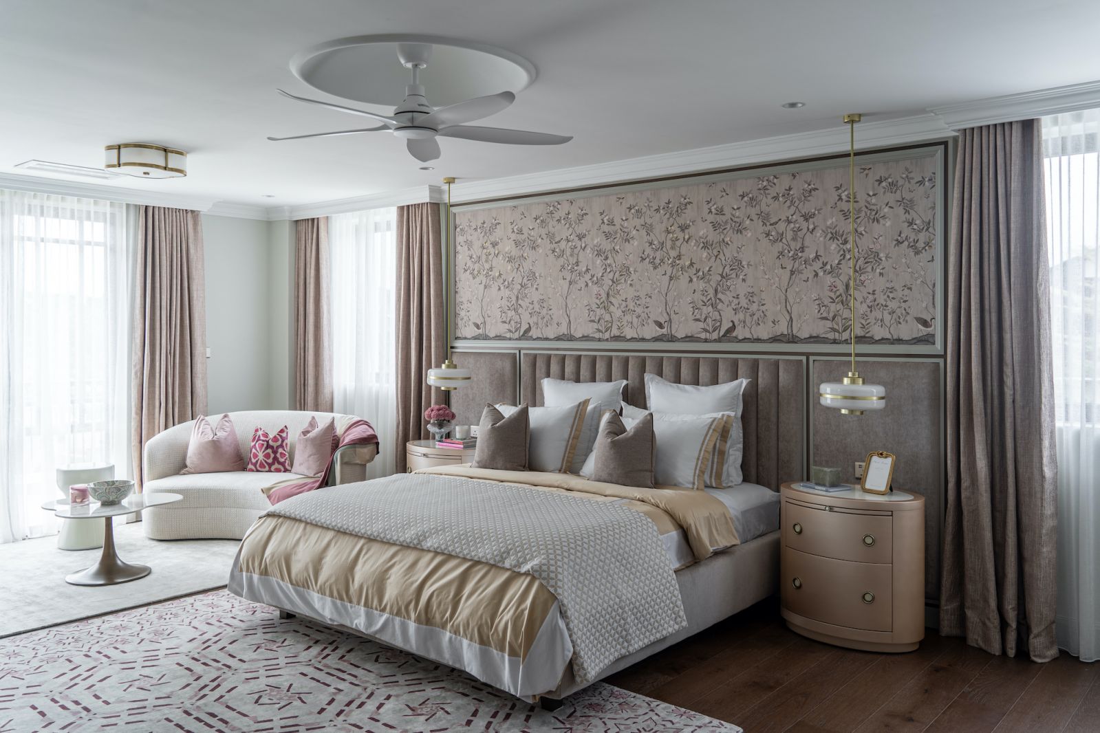 Pleasing shades of soft pink