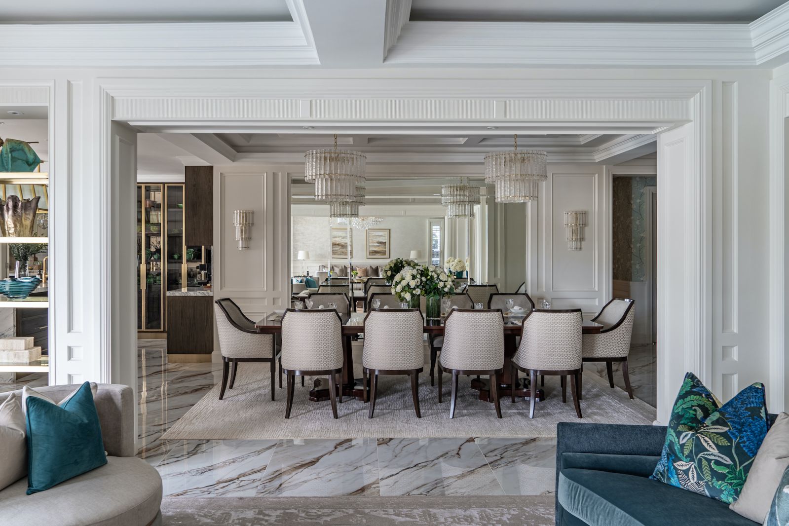 Neutral colours are enlivened by astute material choices