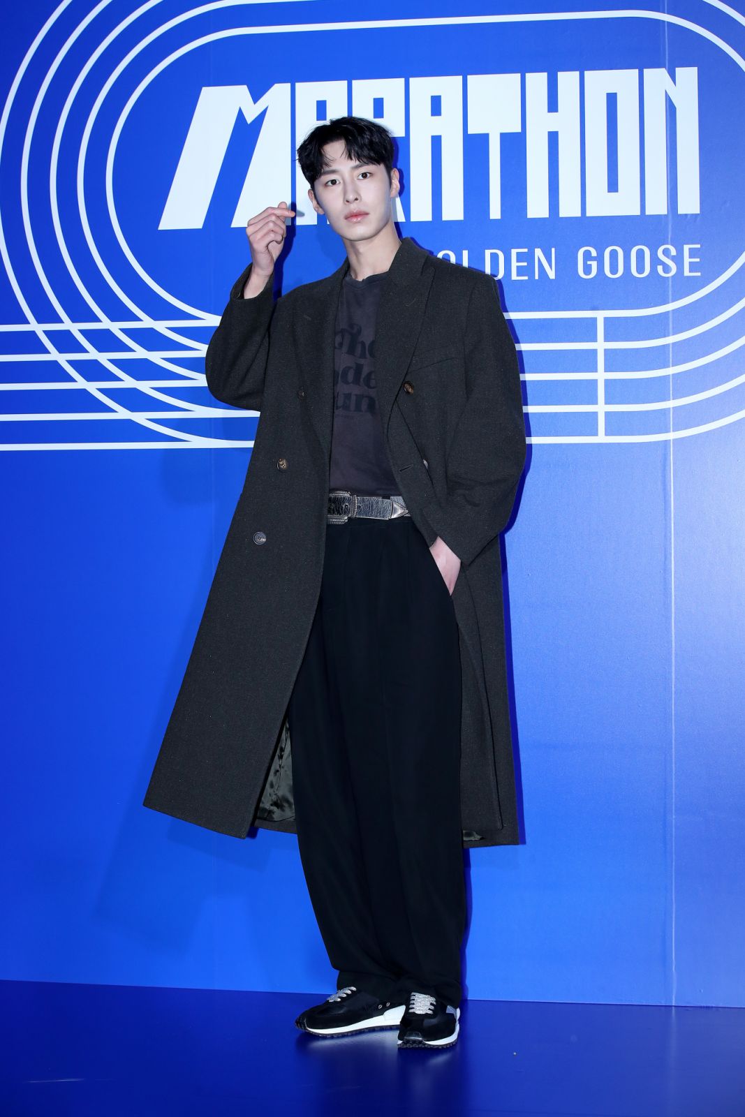 Lee Jae Wook is seen at the Golden Goose 'Marathon' pop-up store opening (Photo: Han Myung-Gu/WireImage)