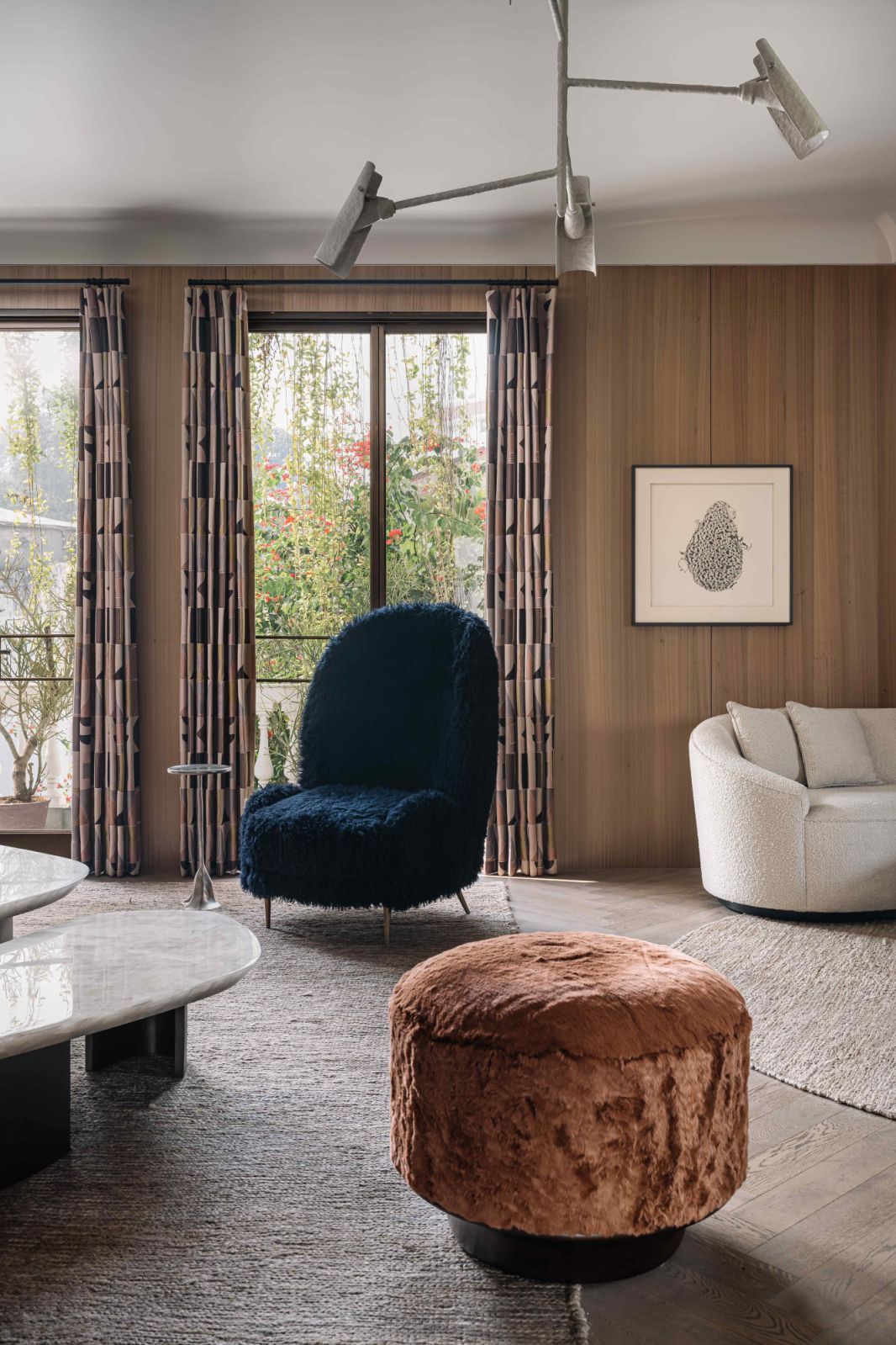 Ample natural light coming in from the covered terrace