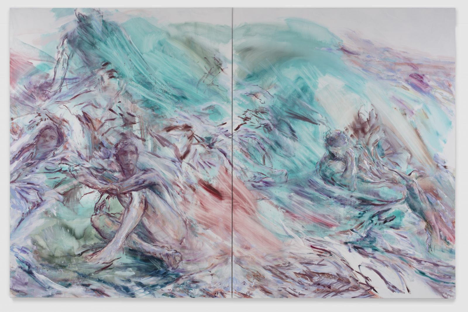 Kylie Manning's "Sea Change (Diptych)", (2023) (Photo: courtesy the artist, Pace gallery)