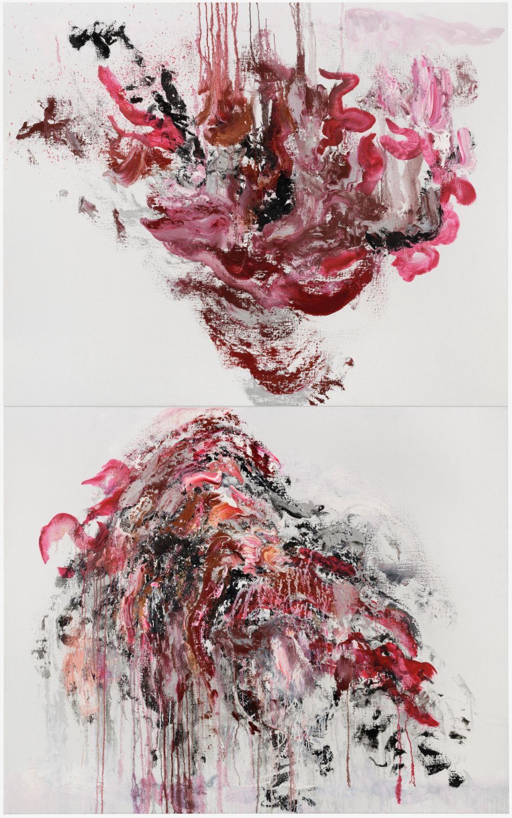 Maggie Hambling "About to Kiss" (2023) (Photo: courtesy the artist and Pearl Lam Galleries)