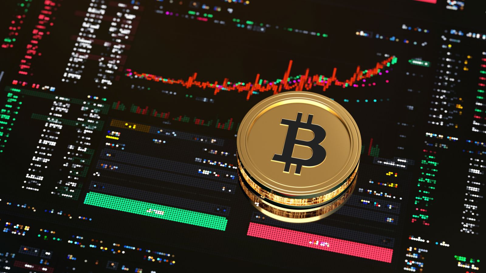 bitcoin abstract 3d conceptCryptocurrency coin design, my own.