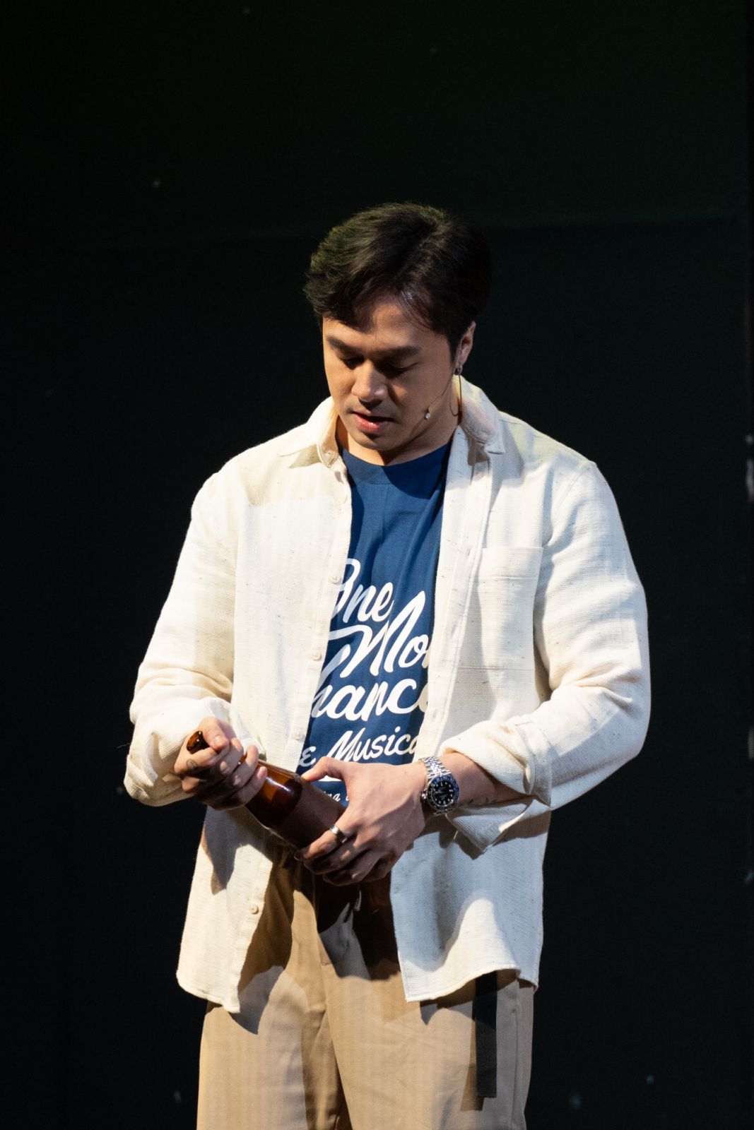 Sam Concepcion in 'One More Chance: The Musical' (Photo by Adi Bontuyan)