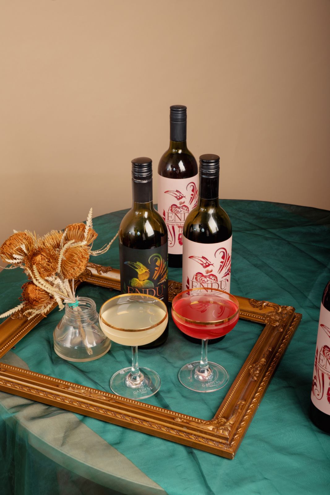 Bottles of Endu Classic and Endu Roselle