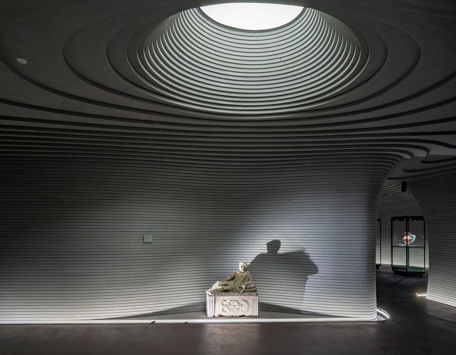 Detailed views of the Museo d’Arte Fondazione Luigi Rovati