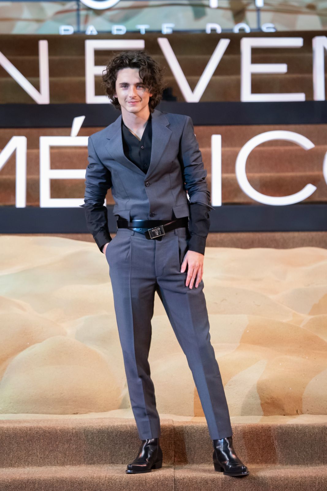 Timothee Chalamet at Mexico City, Mexico on February 6, 2024 (Photo: Angel Delgado/Getty Images)