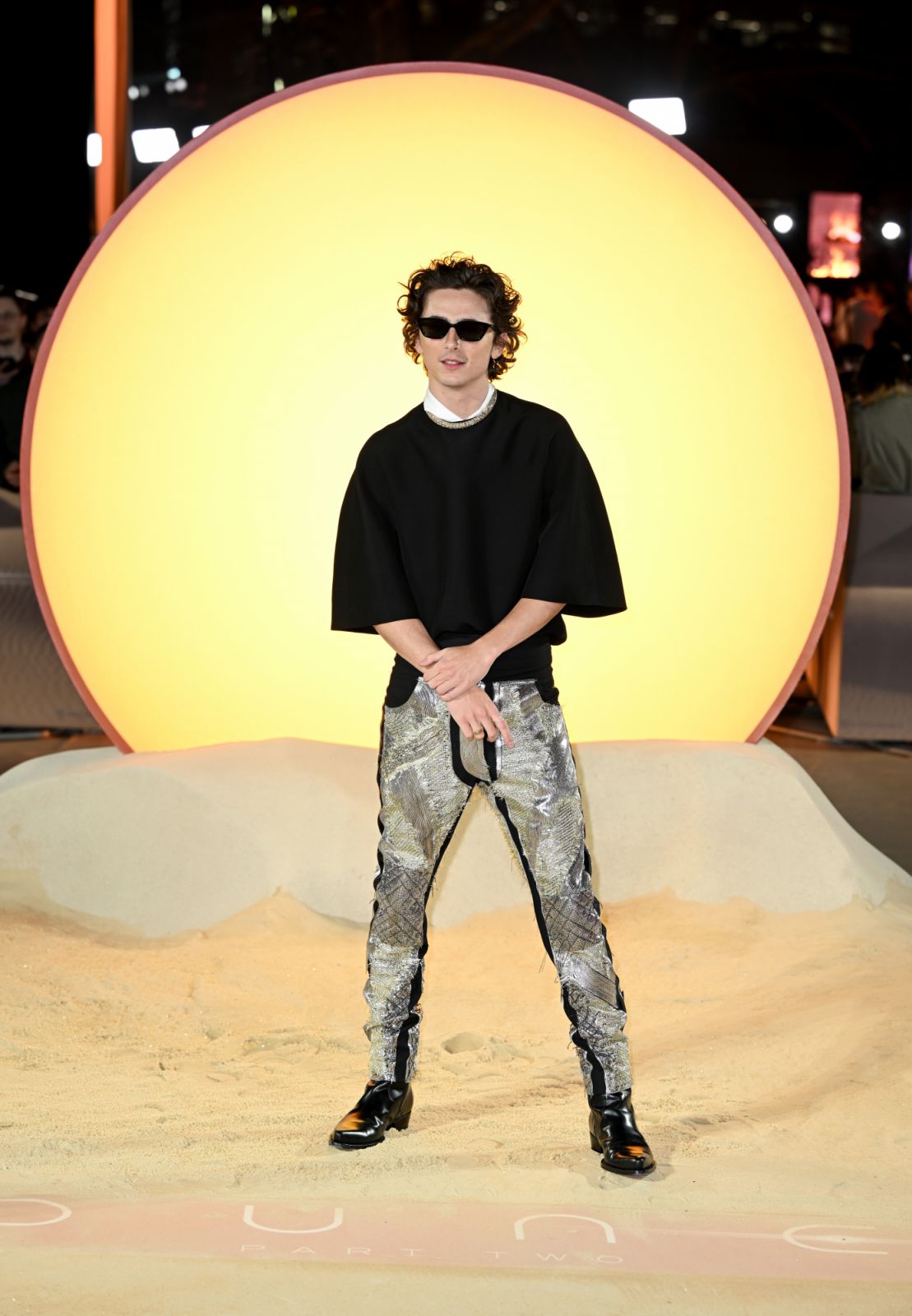 Timothee Chalamet at London, England on February 15, 2024 (Photo: Gareth Cattermole/Getty Images for Warner Bros. Pictures)
