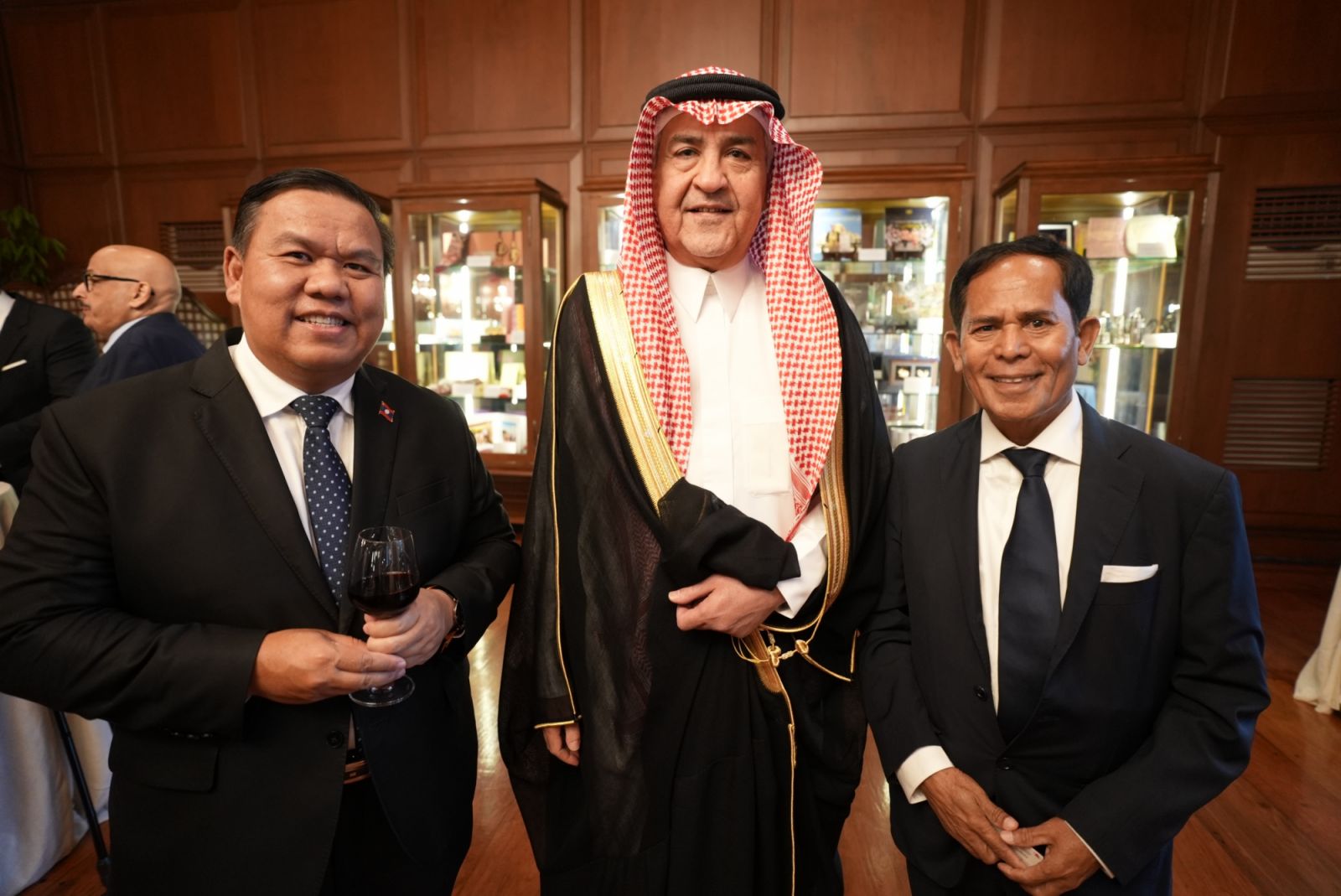 Amb Sonexay Vannaxay, Amb Hisham SA Al Qahtani, Amb Marciano Octavio Garcia da Silva