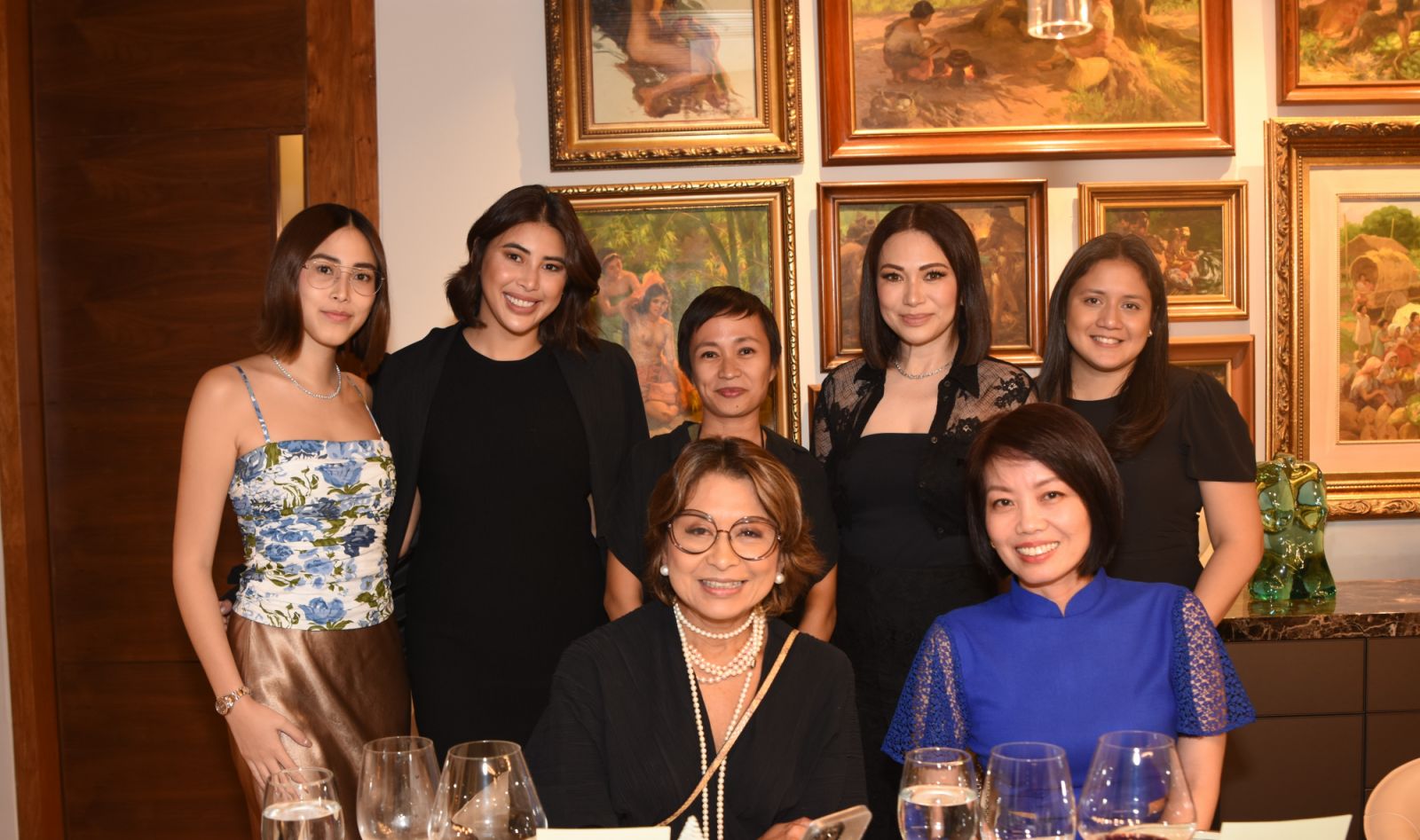 Mandy Romero, Milka Romero, Marina  Cruz-Garcia, Sheila Romero, Rep Camille Villar- Genuino, Amb Constance See, Ces Drilon