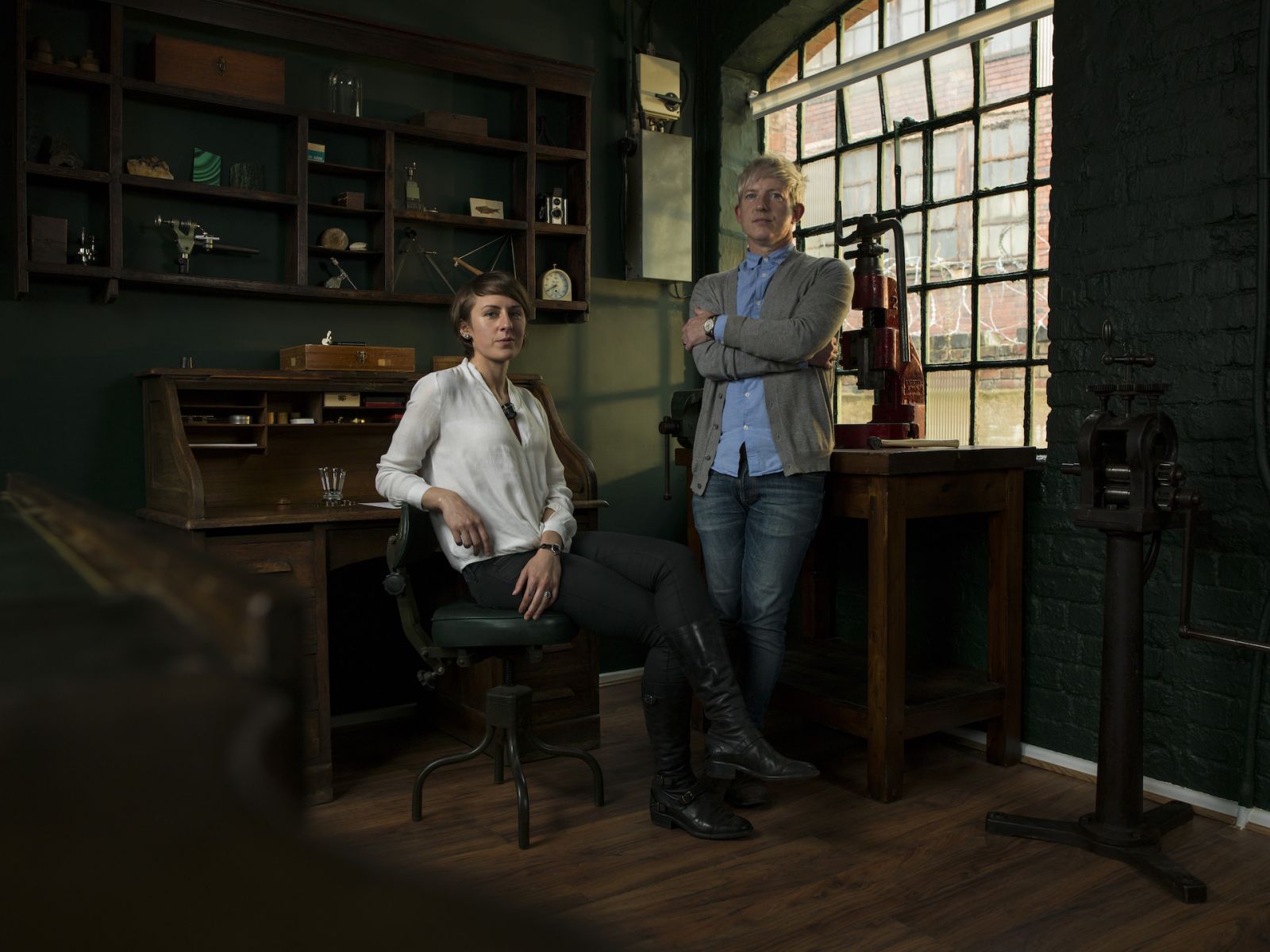 Husband-and-wife watchmaking team, Rebecca and Craig Struthers