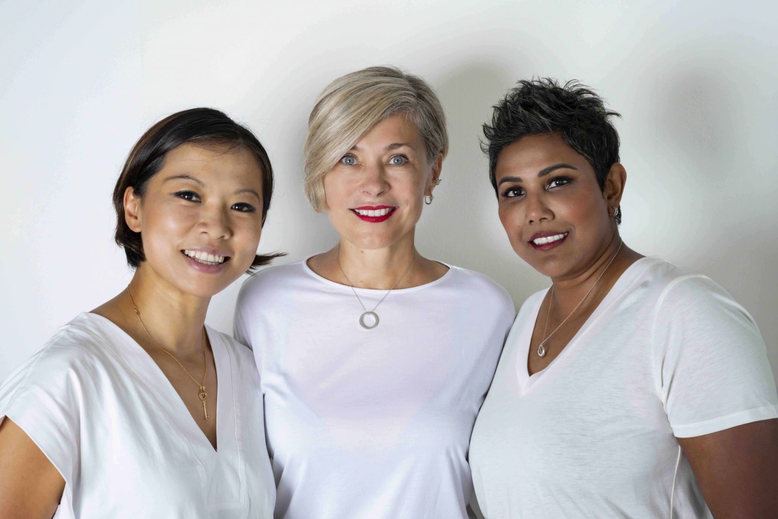 JingJin Liu, Jana Marlé-Zizková and Uma Thana Balasingam (Photo: Xavier Keutch)