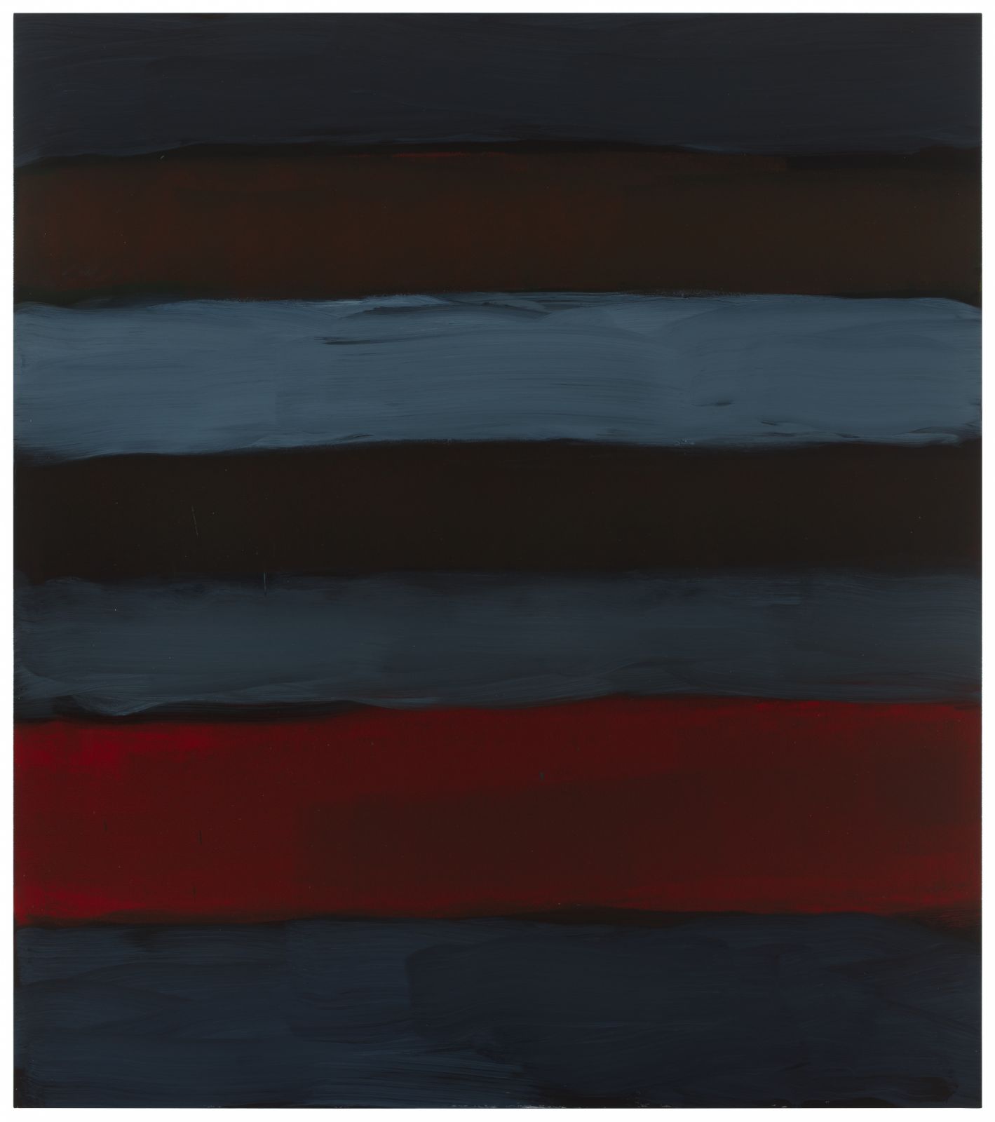 Sean Scully's "Landline Dark" (2017), (Photo courtesy the artist and Ben Brown Fine Arts)