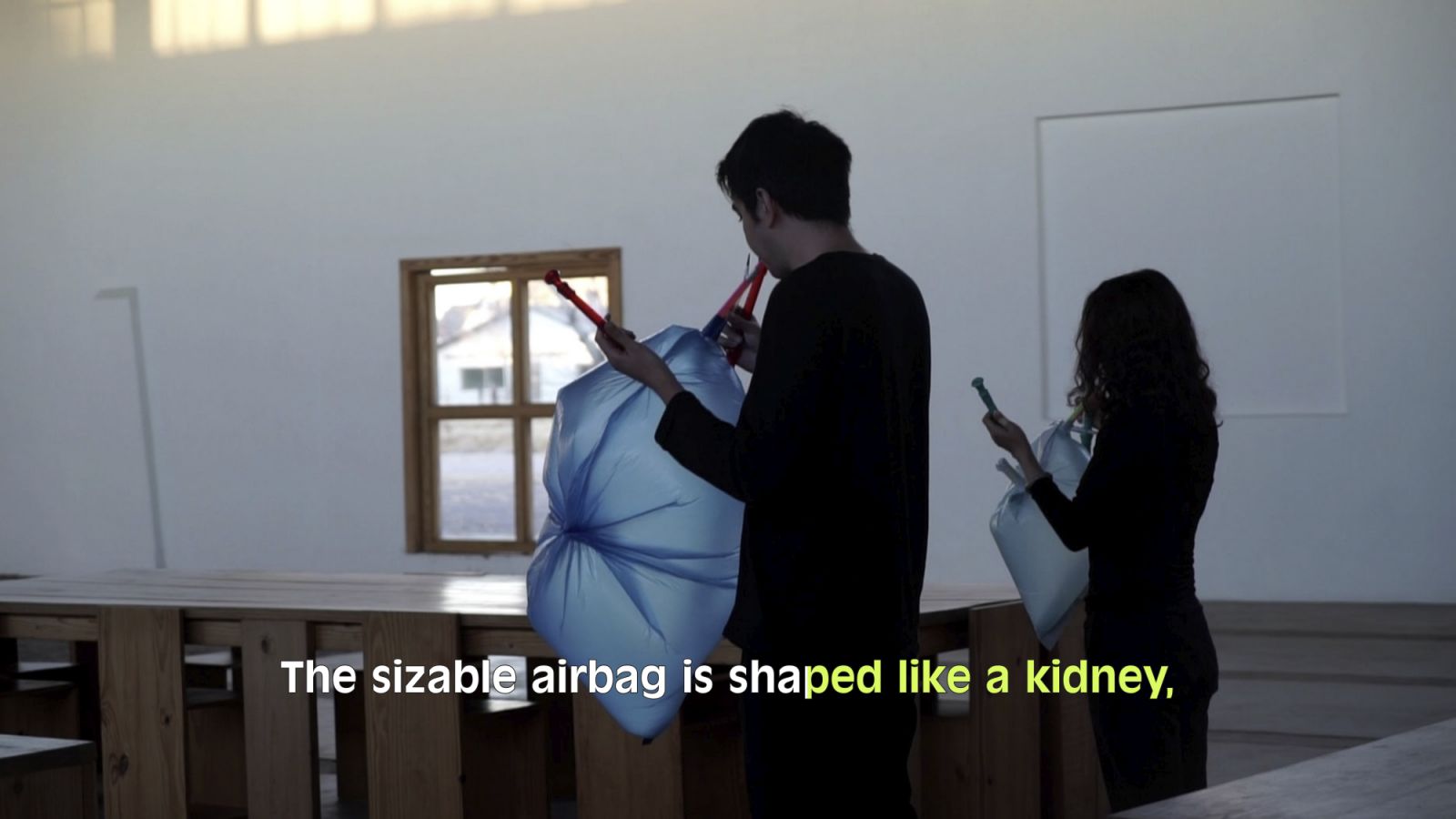 A still from Ali Wong Kit Yi's "Dial 432 to see the light" (2022-24) on view for "+852 Ghost-jpg" at PHD gallery, March 23 - May 4, Wan Chai (Photo: artist,The Chinati Foundation and PHD Group)
