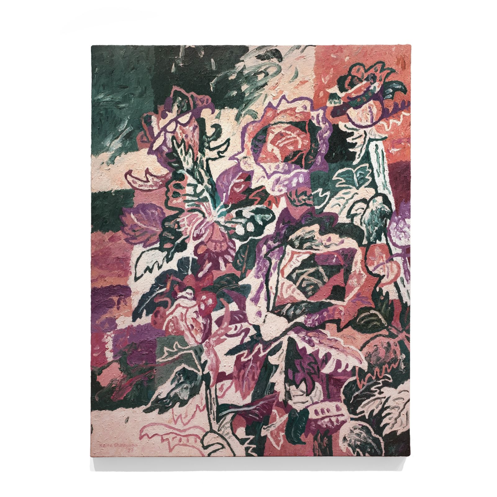 Keita Shirayama "Rose and Butterfly" (2023) on view for "Everyday" at Woaw Gallery, March 27 - April 26, 5 Sun Street, Wan Chai (Photo: courtesy Woaw Gallery)