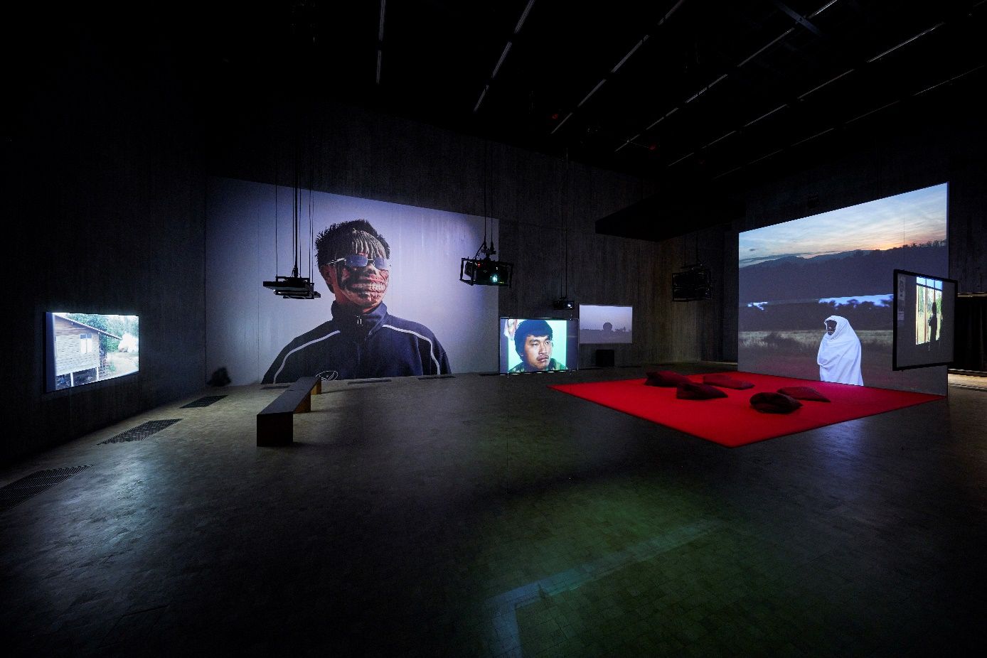 Installation view of Apichatpong Weerasethakul's "Primitive" (2024) on view at M+, M+, West Kowloon Cultural District, 38 Museum Drive, Kowloon (Photo: Dan Leung, courtesy of M+, Hong Kong)