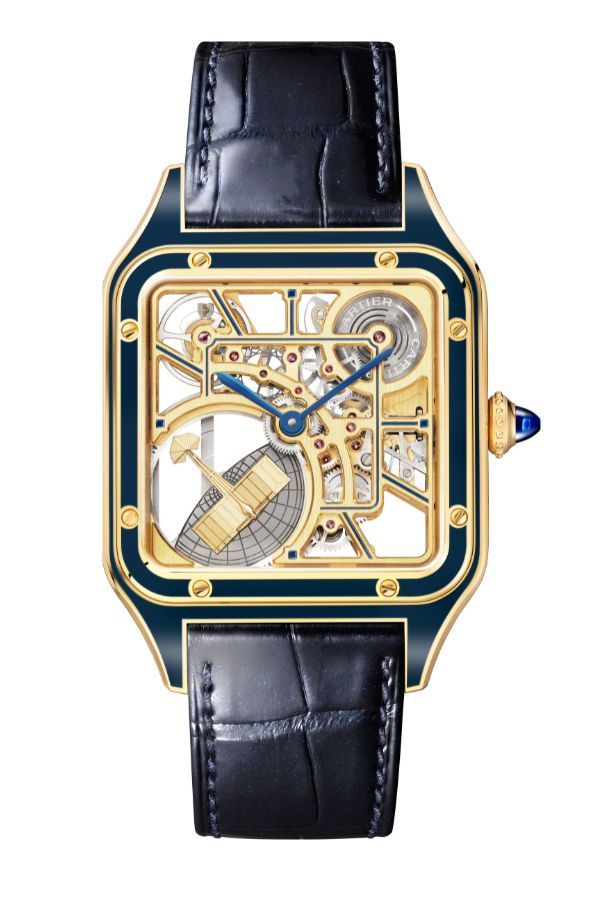 Cartier Santos-Dumont Skeleton Micro-Rotor