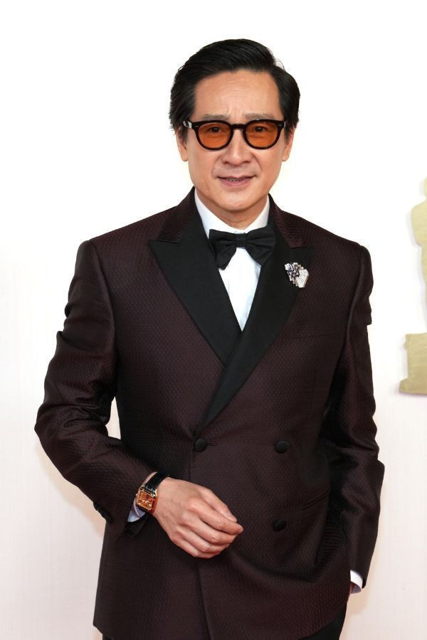 Ke Huy Quan attends the 96th Annual Academy Awards on March 10, 2024 in Hollywood, California (Photo by Jeff Kravitz/FilmMagic