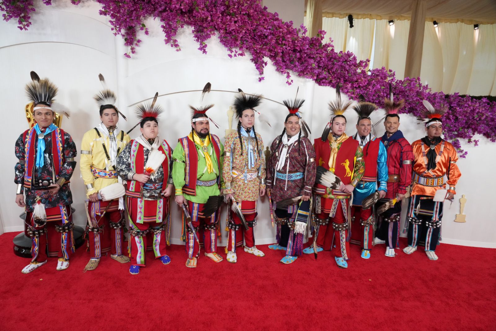 Osage Nation singers and dancers attend the 96th Annual Academy Awards (Photo: Jeff Kravitz/FilmMagic)