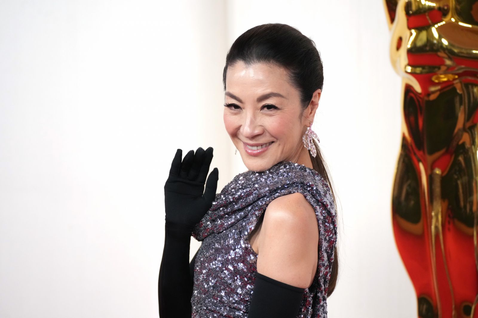 HOLLYWOOD, CALIFORNIA - MARCH 10: Michelle Yeoh attends the 96th Annual Academy Awards at Dolby Theatre on March 10, 2024 in Hollywood, California. (Photo by Jeff Kravitz/FilmMagic)
