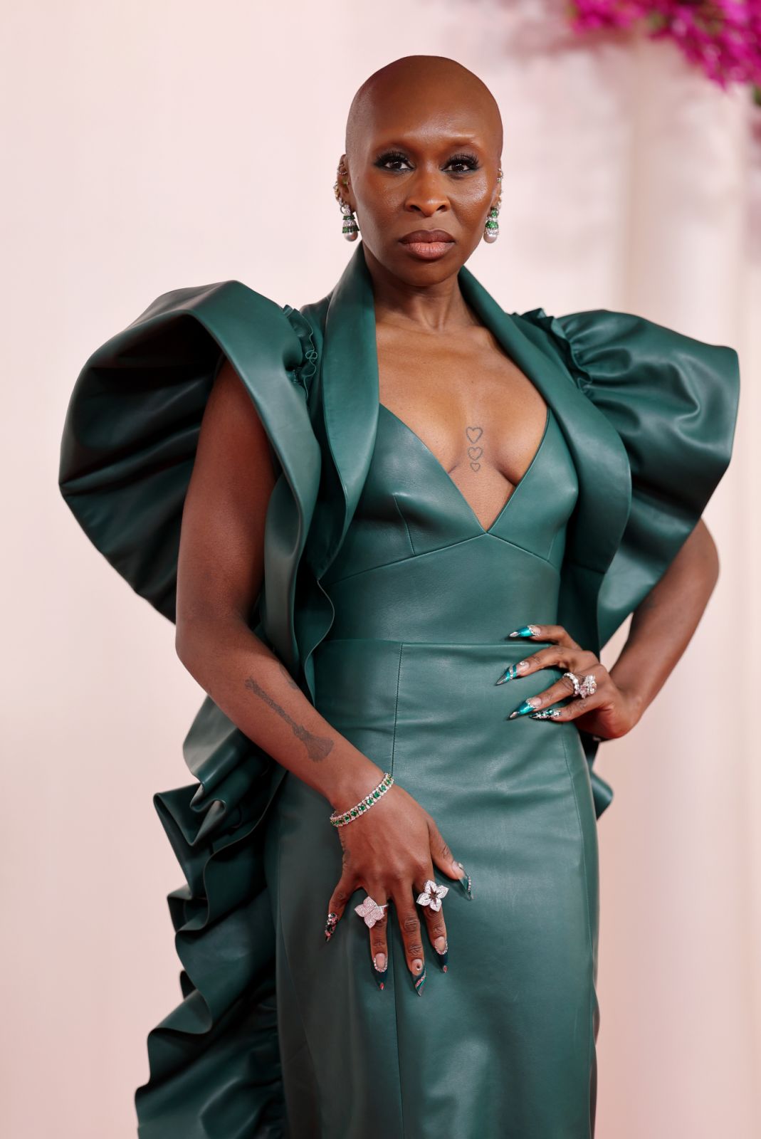 HOLLYWOOD, CALIFORNIA - MARCH 10: Cynthia Erivo attends the 96th Annual Academy Awards on March 10, 2024 in Hollywood, California. (Photo by Mike Coppola/Getty Images)