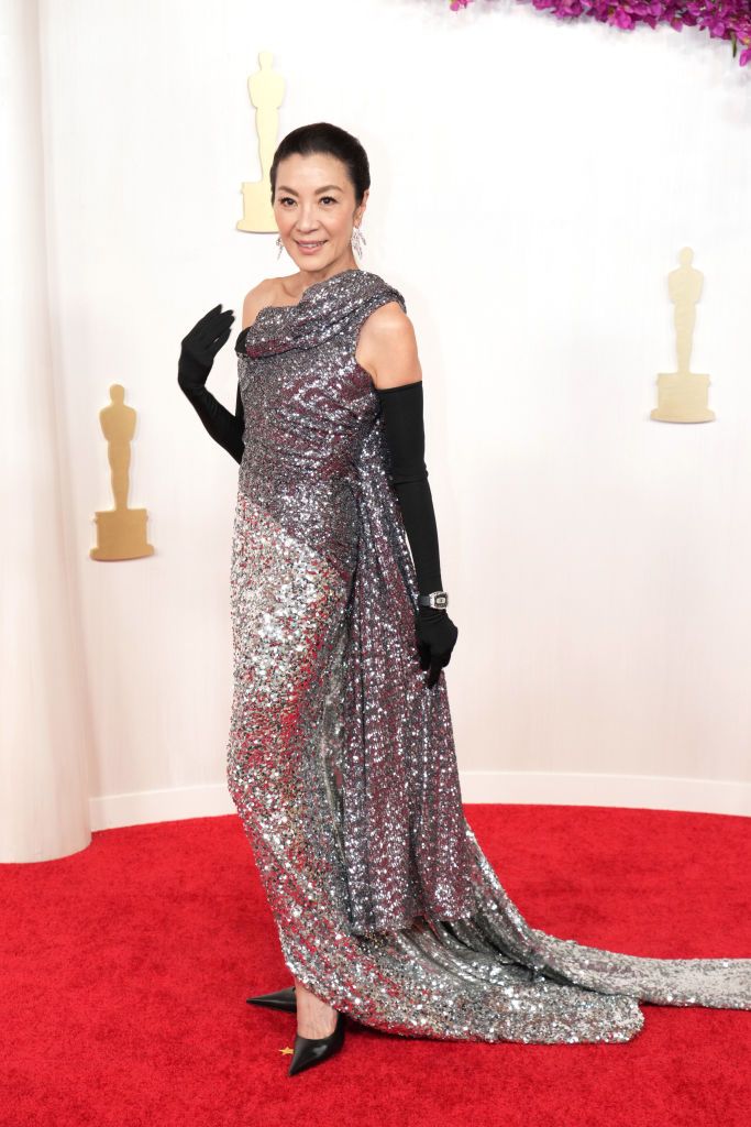 HOLLYWOOD, CALIFORNIA - MARCH 10: Michelle Yeoh attends the 96th Annual Academy Awards at Dolby Theatre on March 10, 2024 in Hollywood, California. (Photo by Jeff Kravitz/FilmMagic)