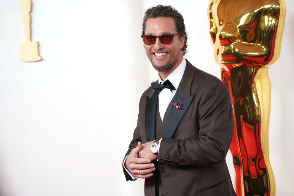 HOLLYWOOD, CALIFORNIA - MARCH 10: Matthew McConaughey attends the 96th Annual Academy Awards at Dolby Theatre on March 10, 2024 in Hollywood, California. (Photo by Jeff Kravitz/FilmMagic)