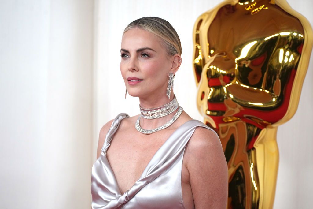 HOLLYWOOD, CALIFORNIA - MARCH 10: Charlize Theron attends the 96th Annual Academy Awards at Dolby Theatre on March 10, 2024 in Hollywood, California. (Photo by Jeff Kravitz/FilmMagic)
